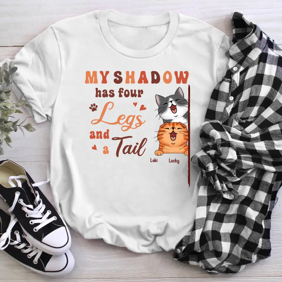 Personalized Cat My Shadow NI0805006YR T-Shirt