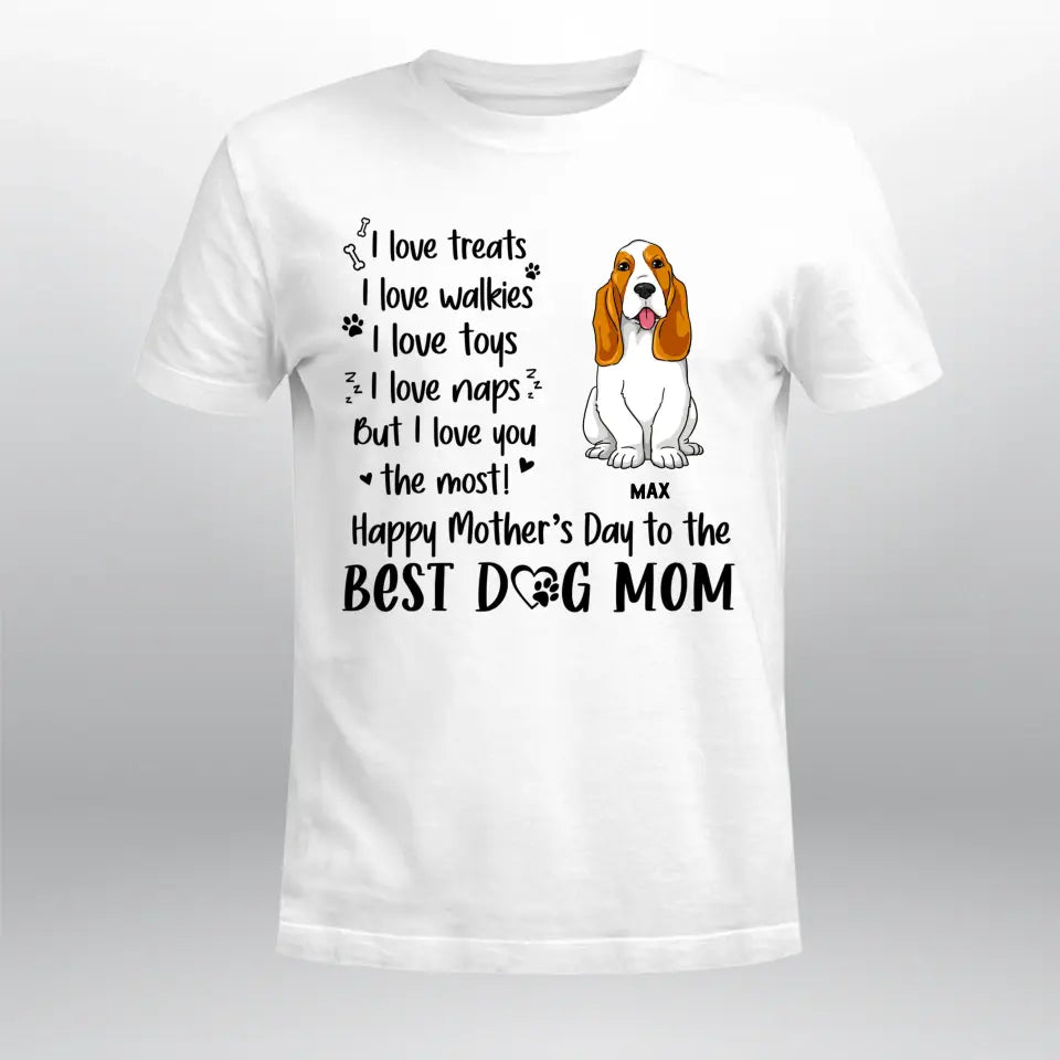 Personalized I Love Treats I Love Walkies Dog NI0805005YR T-Shirt