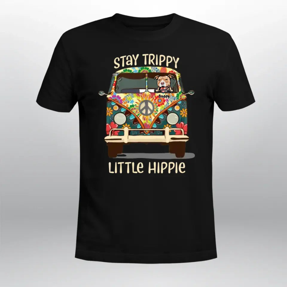 Personalized Stay Trippy Little Hippie XR0805002XY T-Shirt