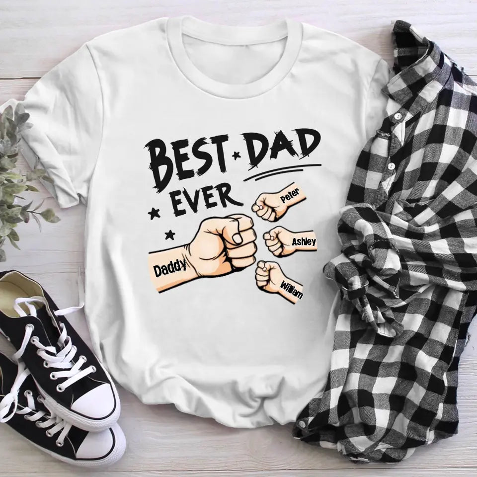 Personalized The Best Dad Ever XR0305002XY T-Shirt