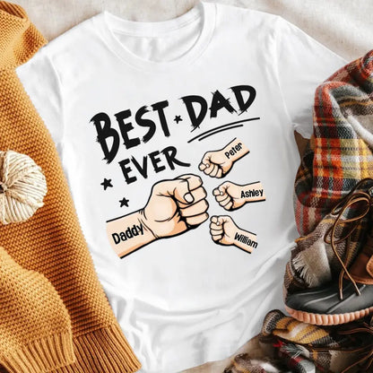 Personalized The Best Dad Ever XR0305002XY T-Shirt