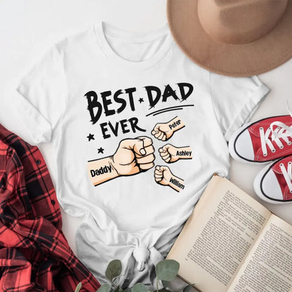 Personalized The Best Dad Ever XR0305002XY T-Shirt