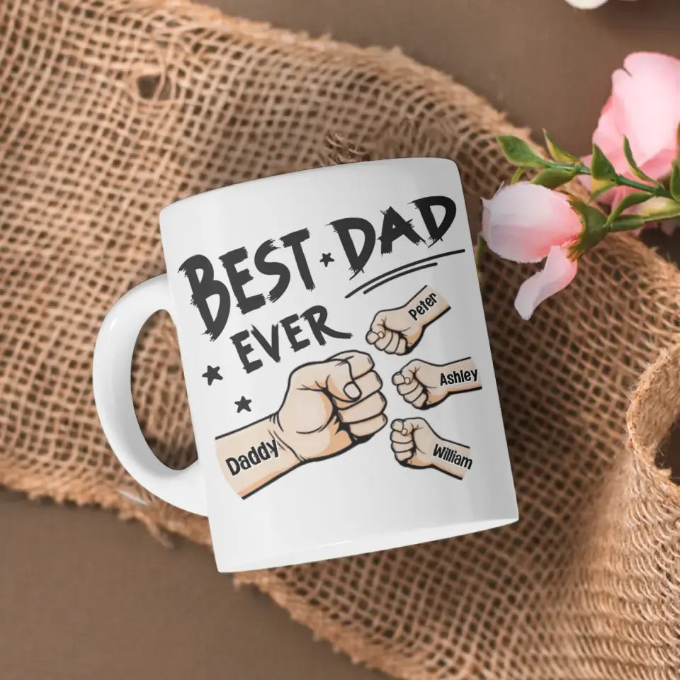 Personalized The Best Dad Ever XR0305002XY Mug