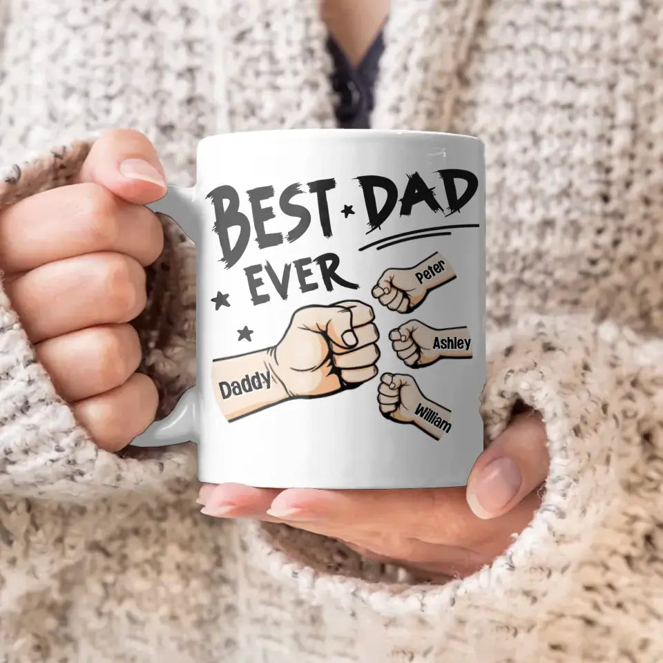 Personalized The Best Dad Ever XR0305002XY Mug