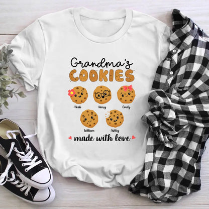 Personalized Grandma's Cookies XR0905005YS T-Shirt