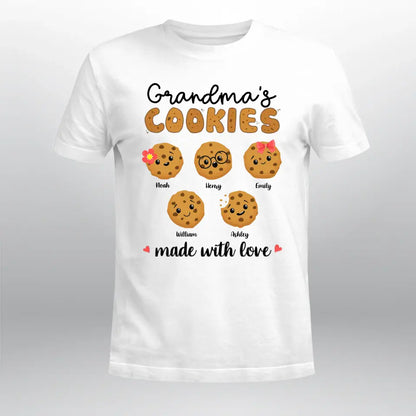 Personalized Grandma's Cookies XR0905005YS T-Shirt