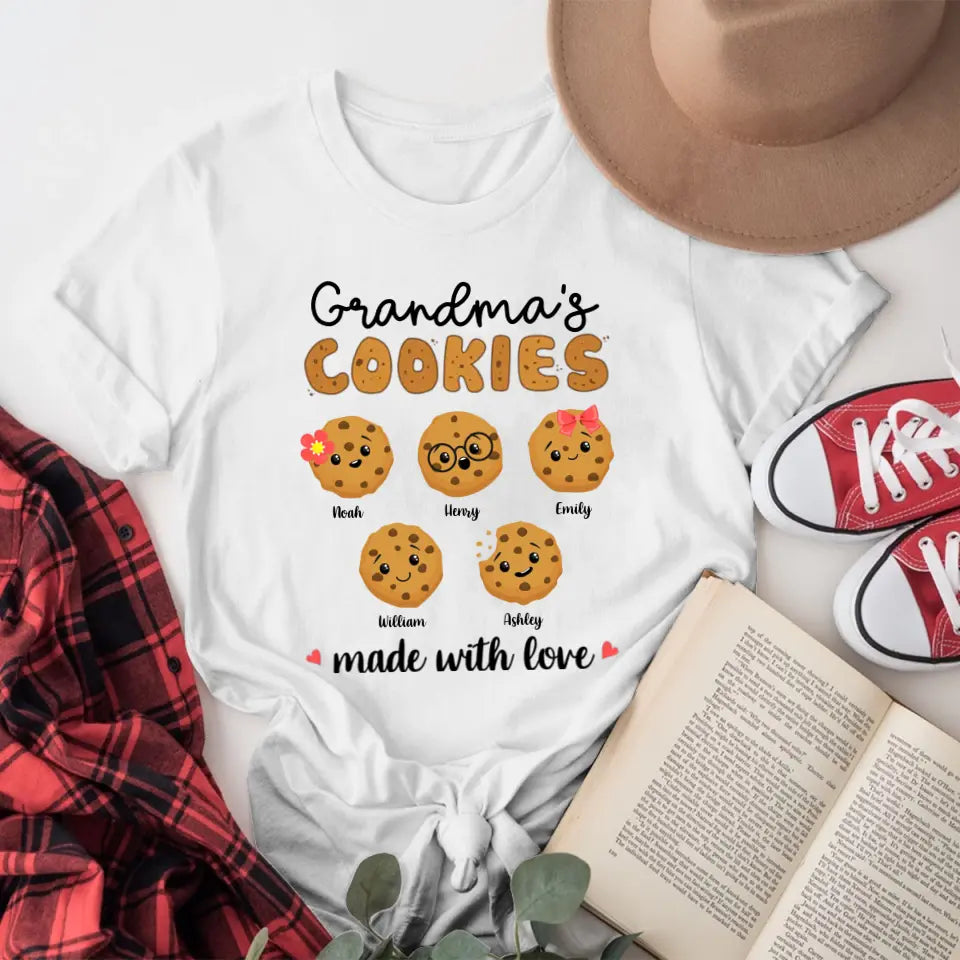 Personalized Grandma's Cookies XR0905005YS T-Shirt