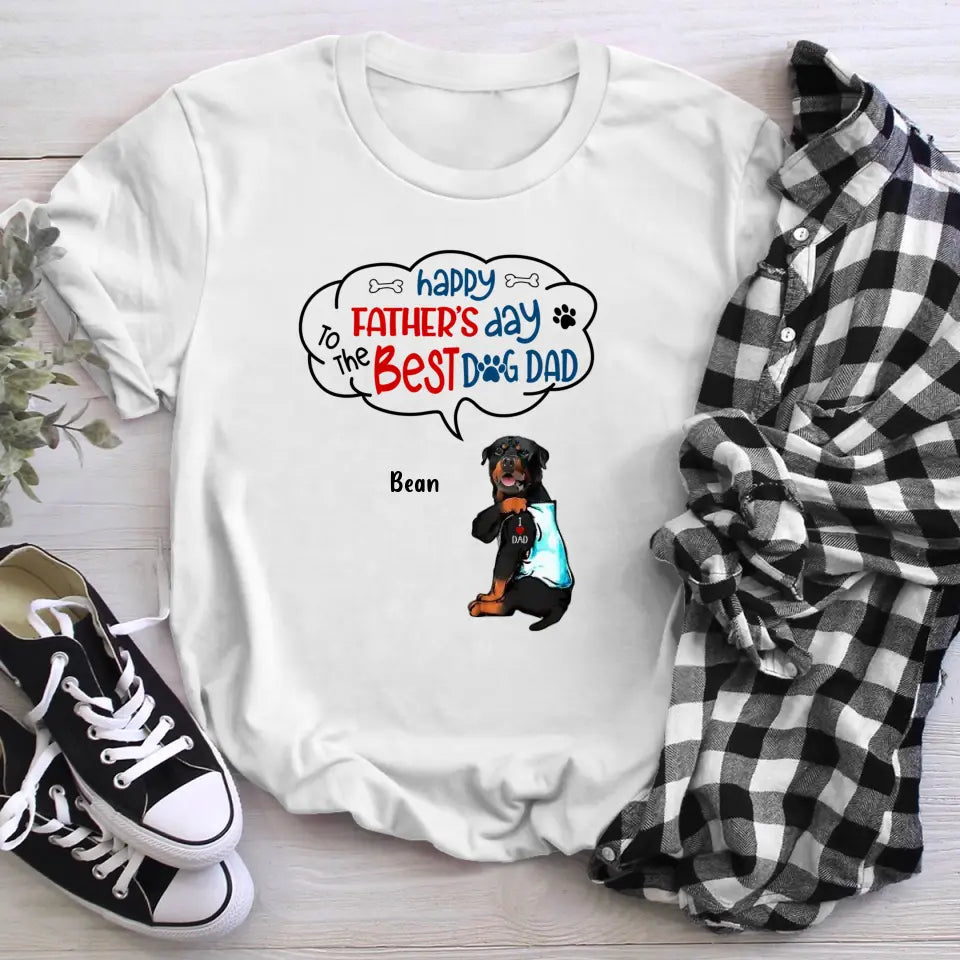 Personalized Dog Dad Happy Father's Day NI1205003YR T shirt