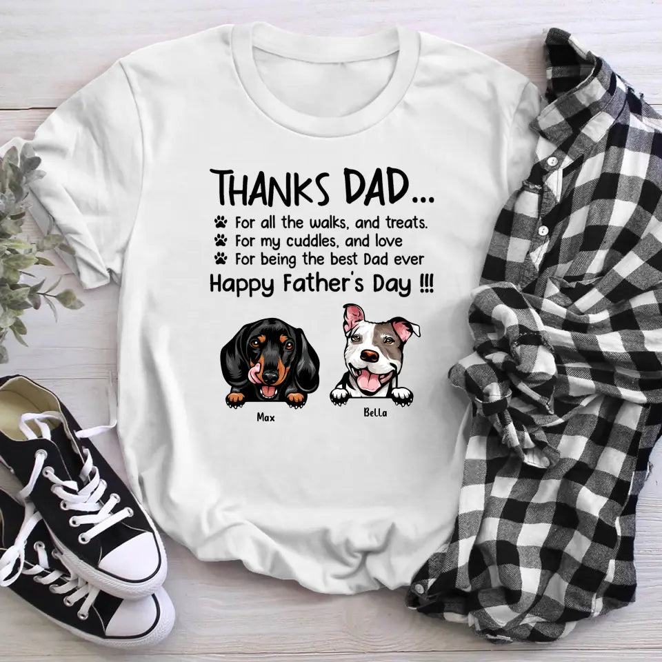 Personalized Dog For All The Walks And Treats NI1205004YR T-Shirt