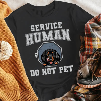 Personalized Dog Service Human NI1205005YR T-Shirt