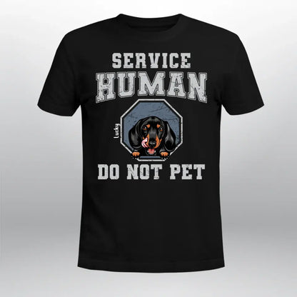 Personalized Dog Service Human NI1205005YR T-Shirt