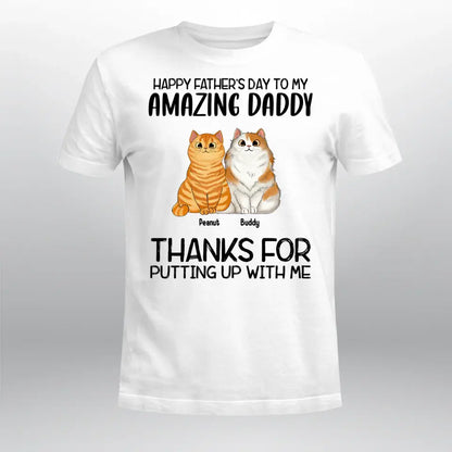 Personalized Happy Father's Day To Our Amazing Daddy NI1205006YR T-Shirt