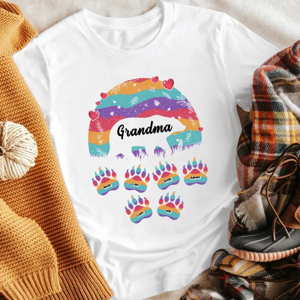 Personalized Grandma Bear XR1304007YS T-Shirt