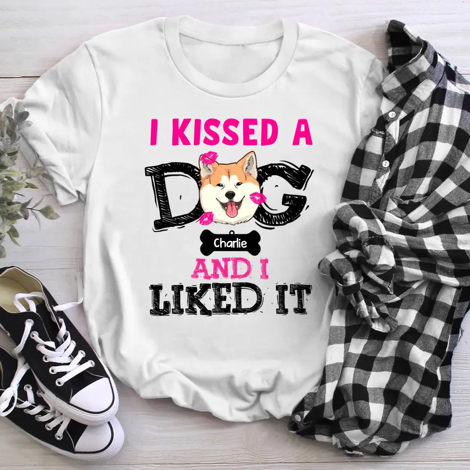 Personalized I Kissed A Dog And I Liked It XR1305001XY T-Shirt