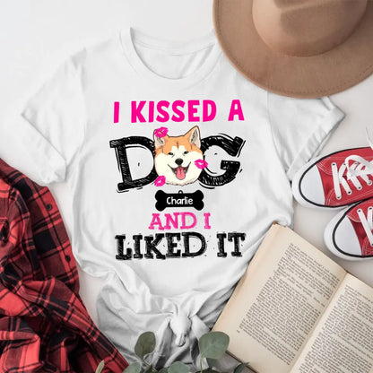 Personalized I Kissed A Dog And I Liked It XR1305001XY T-Shirt