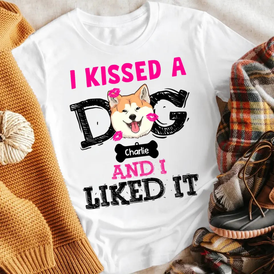 Personalized I Kissed A Dog And I Liked It XR1305001XY T-Shirt