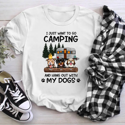 Personalized Go Camping And Hangout With Dogs XR1305005XY T-Shirt