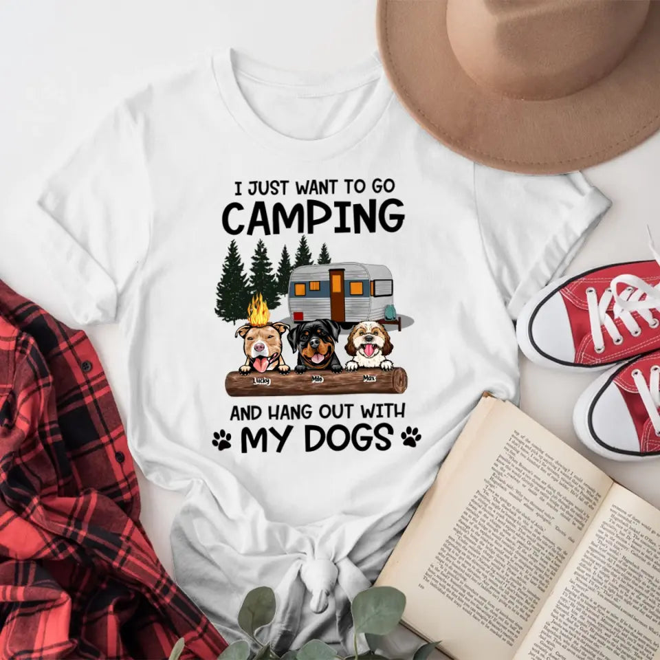 Personalized Go Camping And Hangout With Dogs XR1305005XY T-Shirt