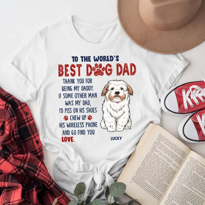 Personalized Thank For Being My Daddy NI1505004YR T-Shirt