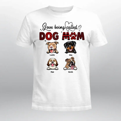 Personalized Rockin' Dog Mom Life Heart Beat Pattern XR1305009XY T-Shirt