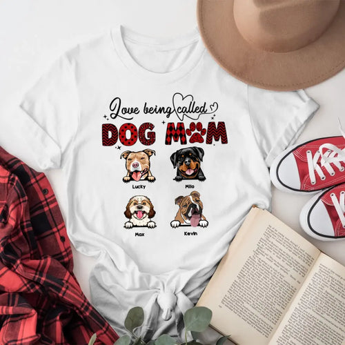 Personalized Rockin' Dog Mom Life Heart Beat Pattern XR1305009XY T-Shirt