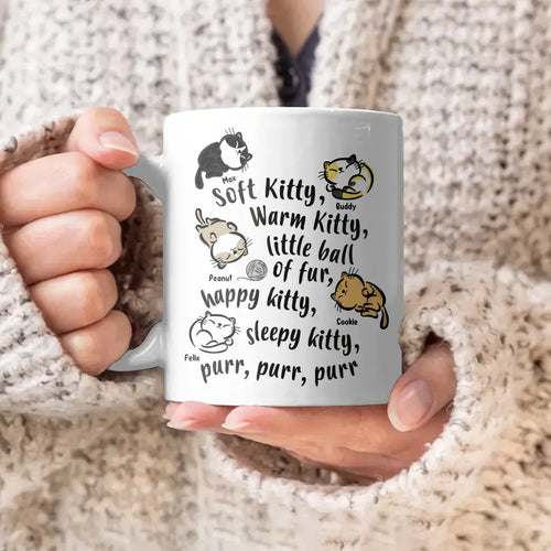 Personalized Soft Kitty Warm Kitty Cat XR0504002YS Mug