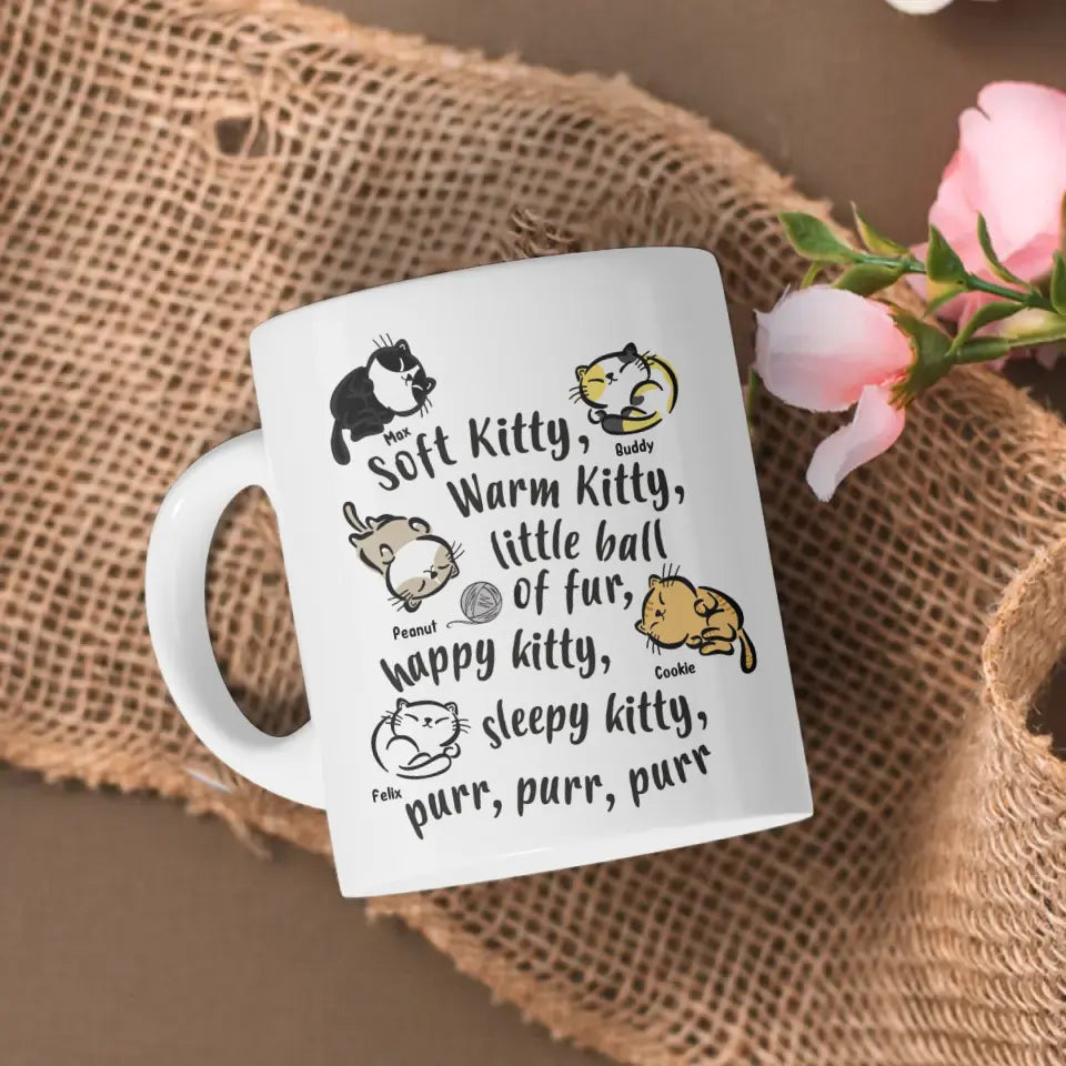 Personalized Soft Kitty Warm Kitty Cat XR0504002YS Mug