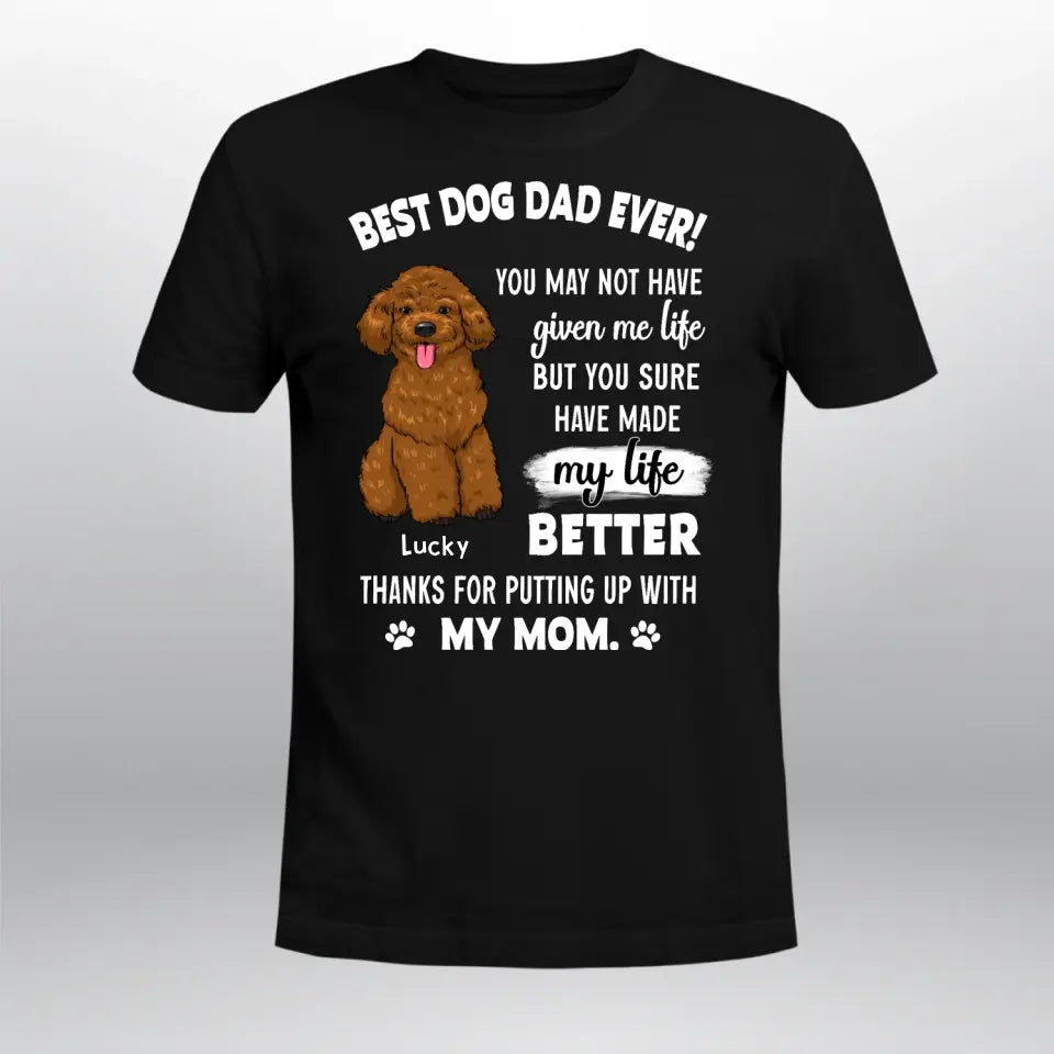 Personalized Putting Up With Mom T-Shirt