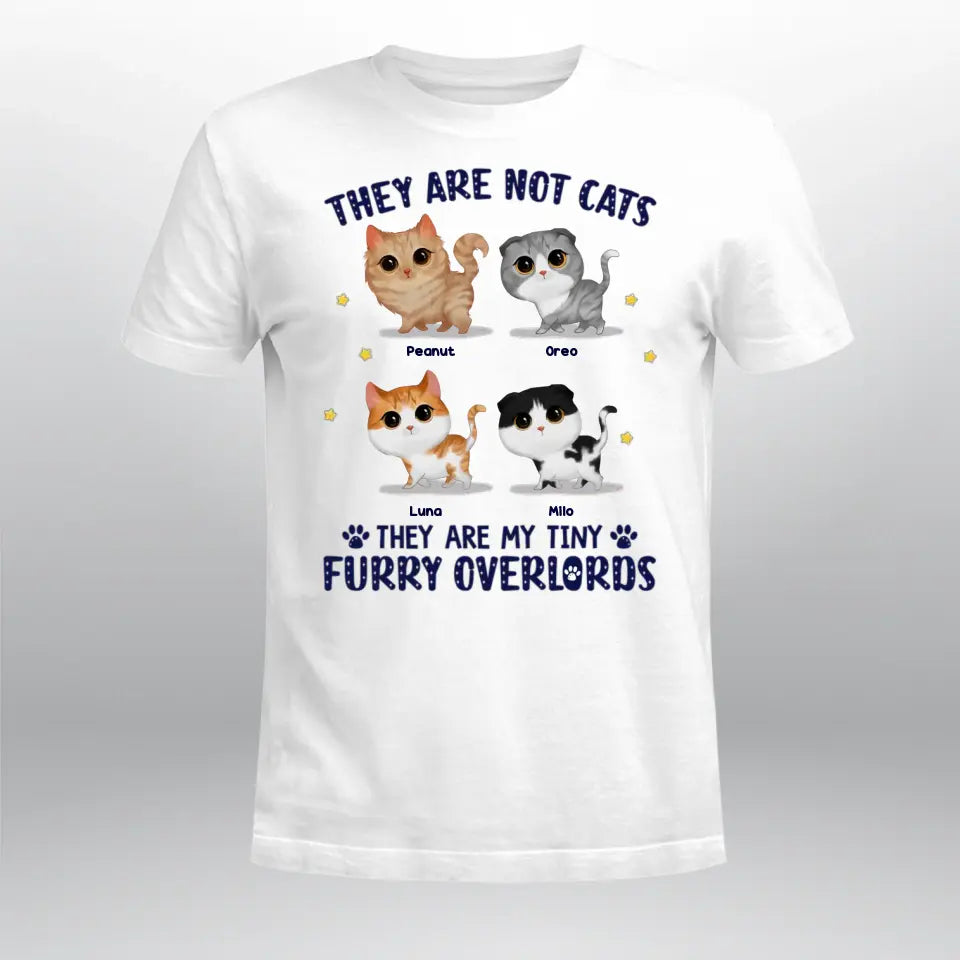 Personalized They Are My Tiny Furry Overlords T-Shirt