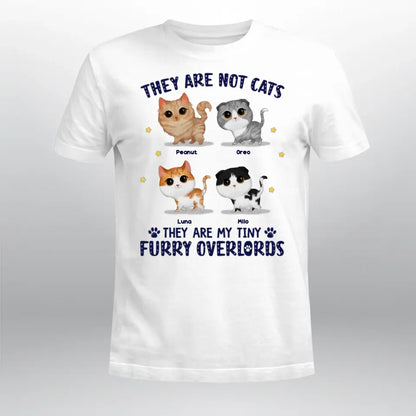 Personalized They Are My Tiny Furry Overlords T-Shirt