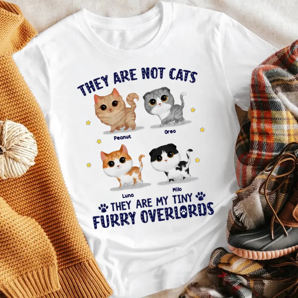 Personalized They Are My Tiny Furry Overlords T-Shirt