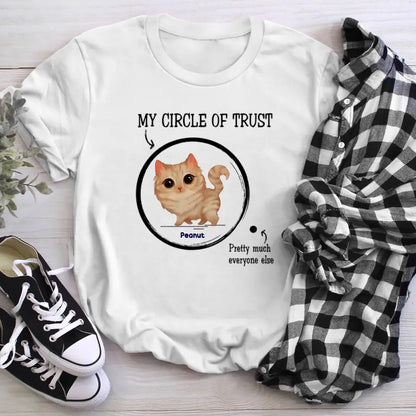 Personalized Circle Of Trust Gift For Cat Lover XR1705006YS T-Shirt