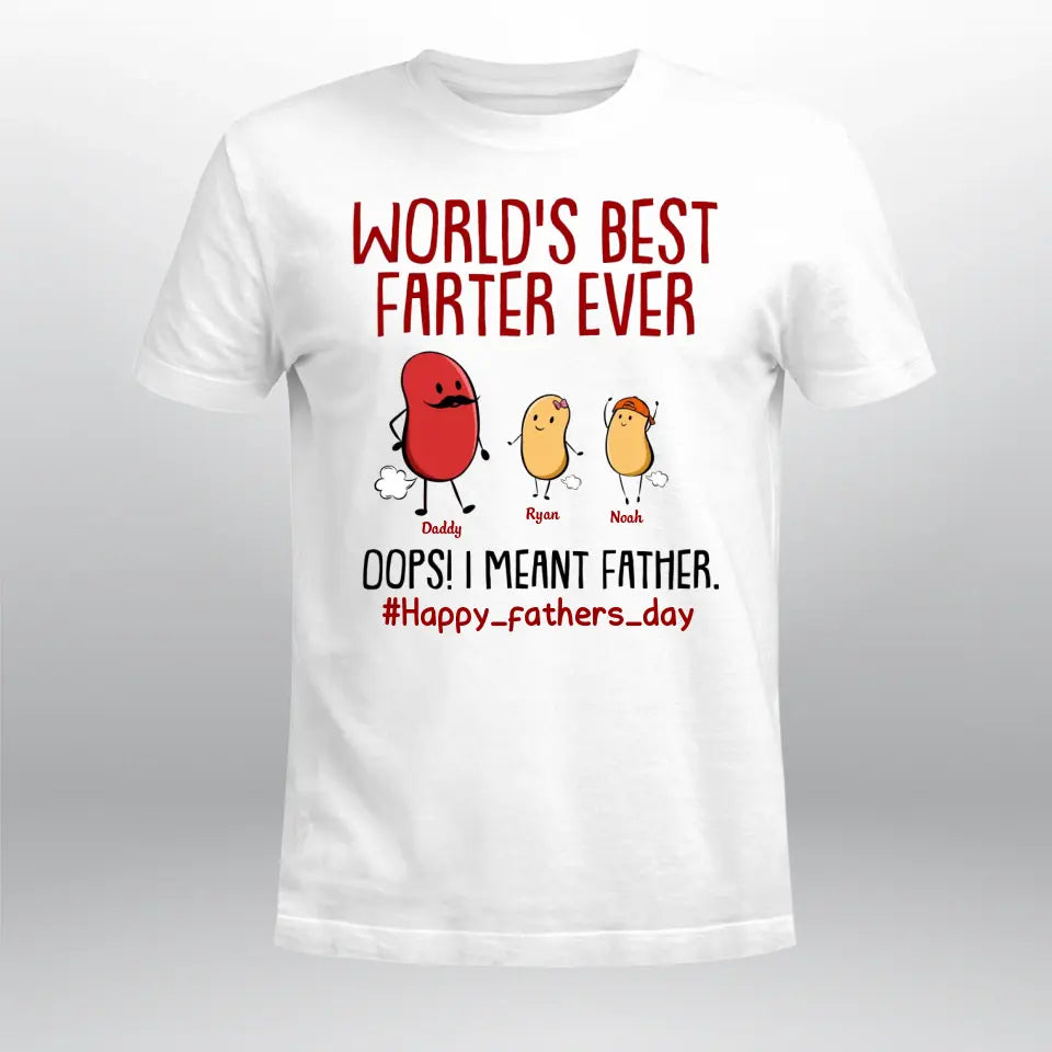 Personalized World's Best Farter Ever T-Shirt