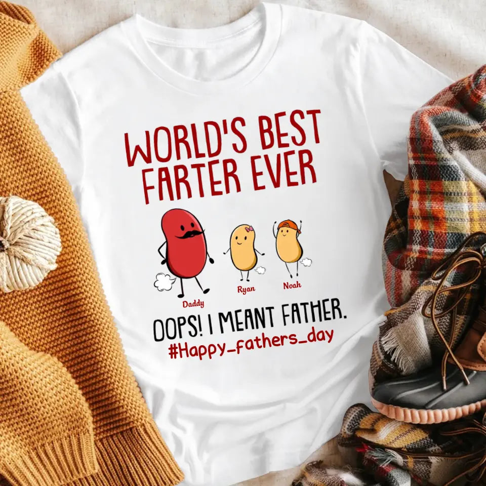 Personalized World's Best Farter Ever T-Shirt