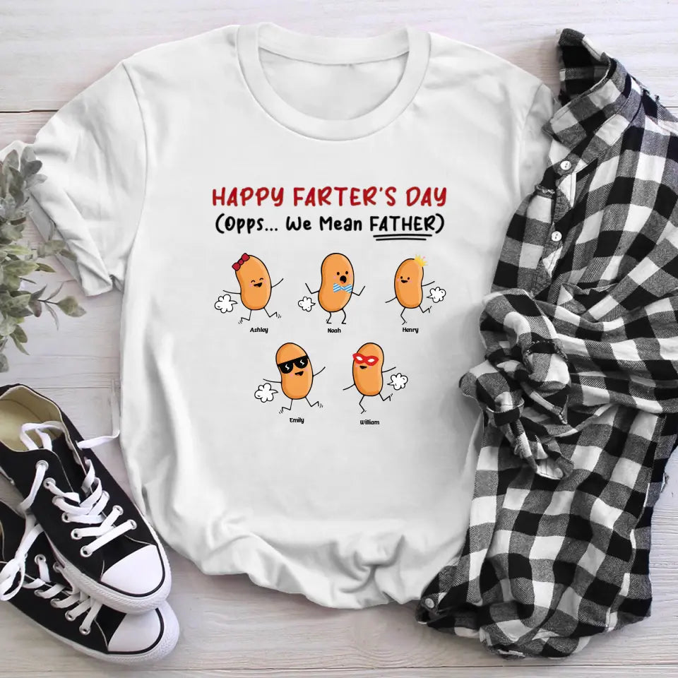 Personalized Happy Farter's Day T-Shirt