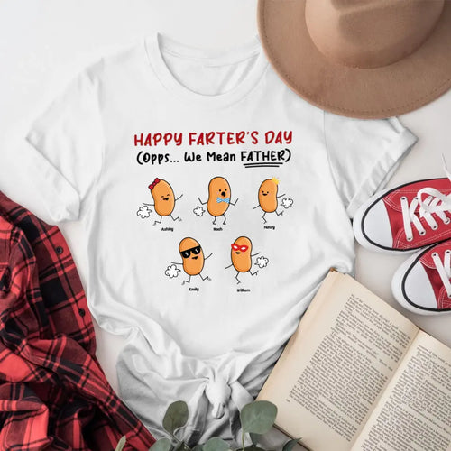 Personalized Happy Farter's Day T-Shirt