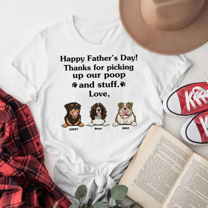 Personalized Thank For Picking Up Our Poop T-shirt