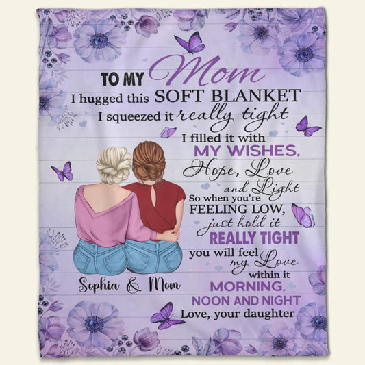 Personalized Hold This Really Tight Fleece Blanket