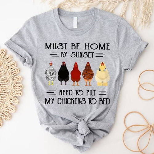 Must Be Home By Sunset XR1402009CL T-Shirt - Cuztom Gift